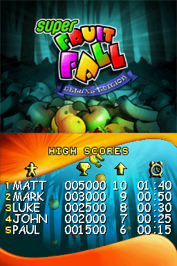 Super Fruit Fall screenshot 3 for Playstation 2